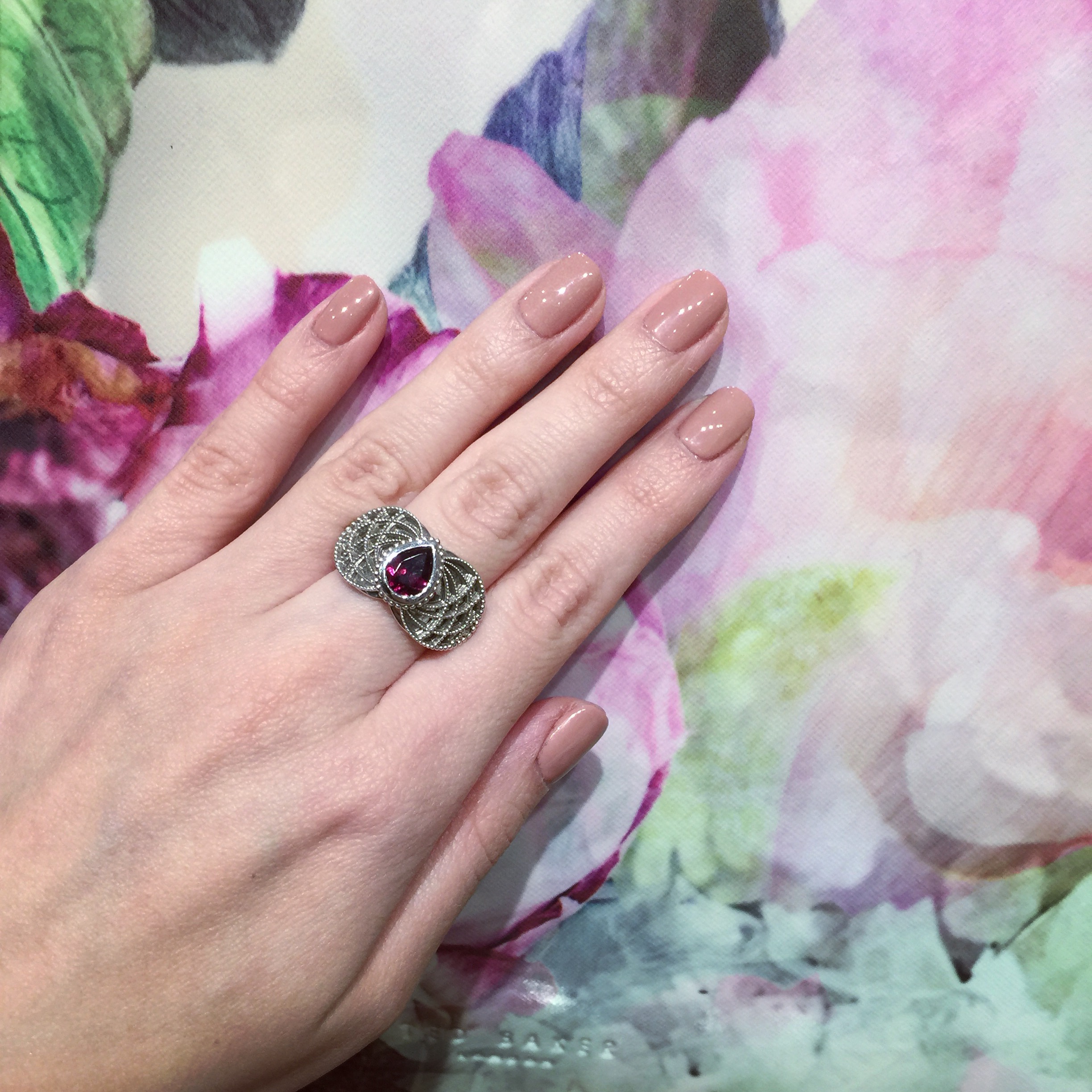    Trellis ring in full bloom   #floral  #fabulous  &nbsp;  #fashion   