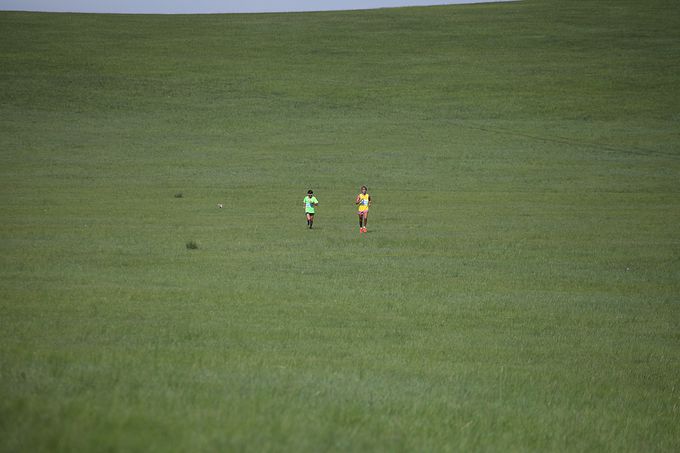 Into the green