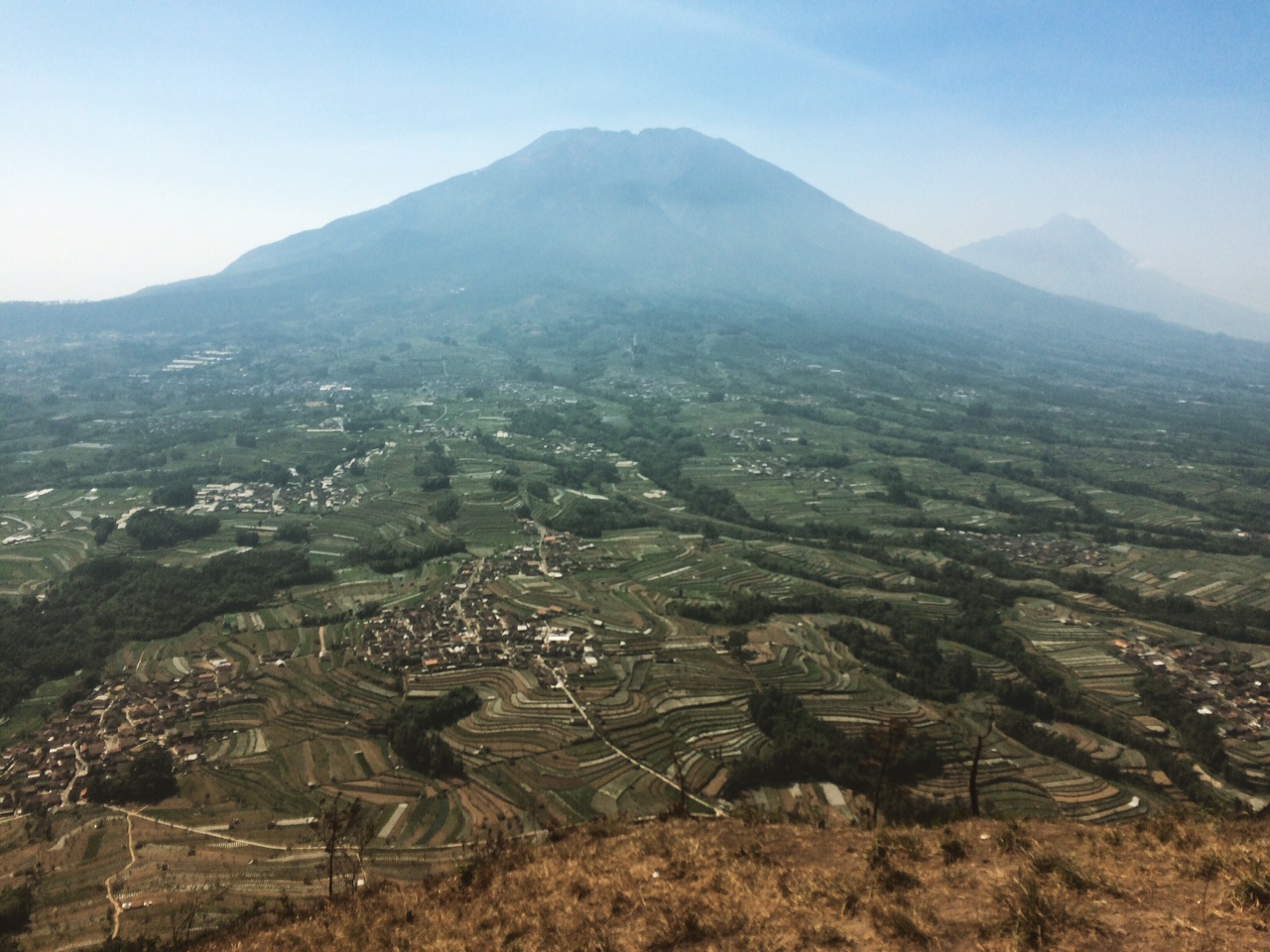 View from Mount Andong, one of the five peaks in the 100k race