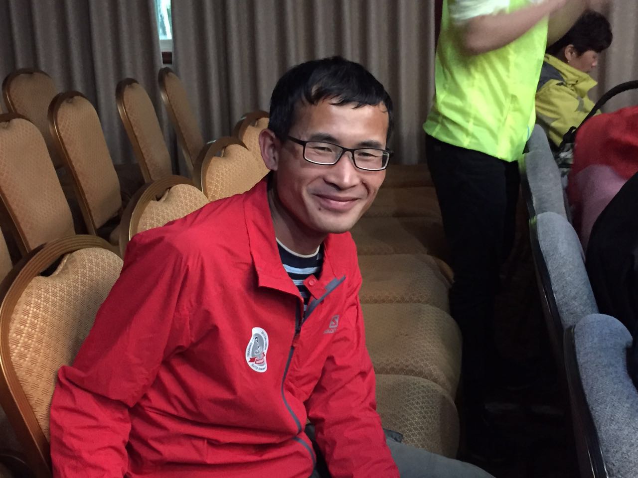 Bi Duanyuang from Beijing was the fastest man in the race