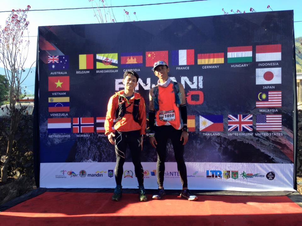 Unfortunately outside the time limit, but well done to Abdul Aziz and Hendra Siwanto for completing the Rinjani 100 course