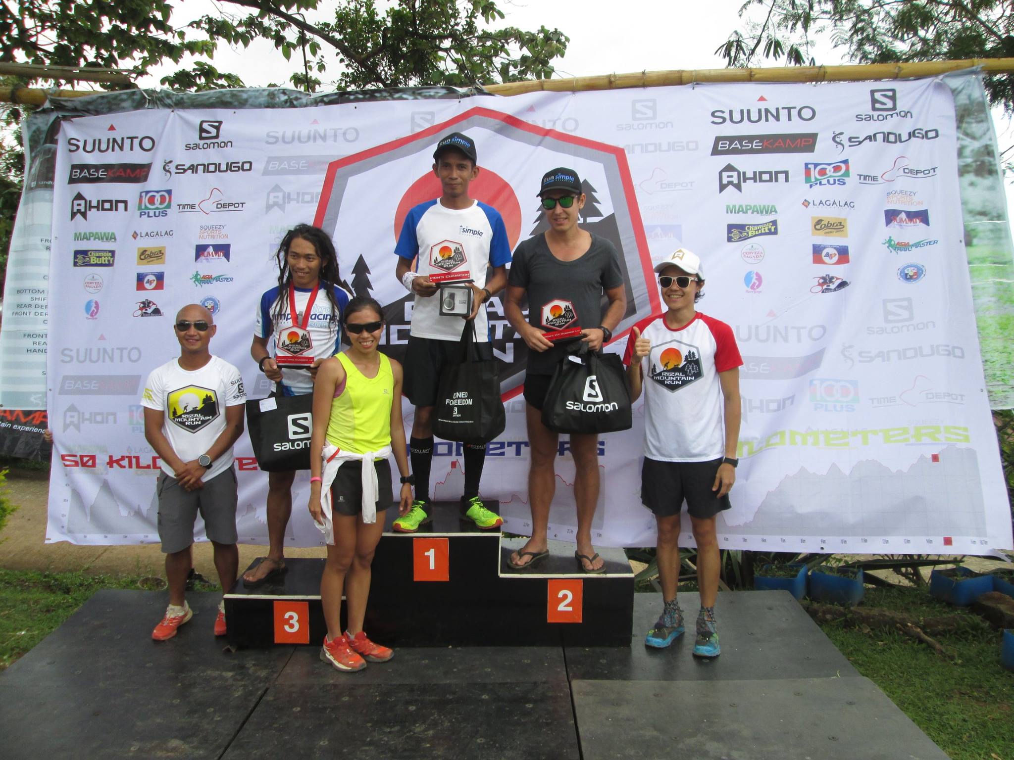 The men's podium. Credit: D. Salongo dela Cruz