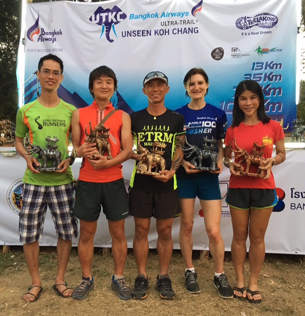Top 3 of the 100k , minus female winner Tahira Najmunisaa (she had to catch a flight) 