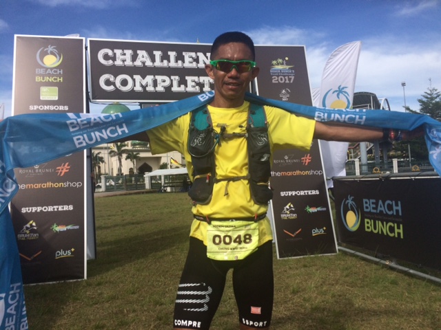 Local runner Chung Ming delivered a great performance with 3rd place on the 100k