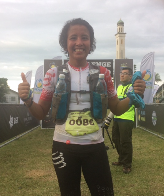 Three-in-a-row: Ruth Theresia scored another win, her first outside her home country