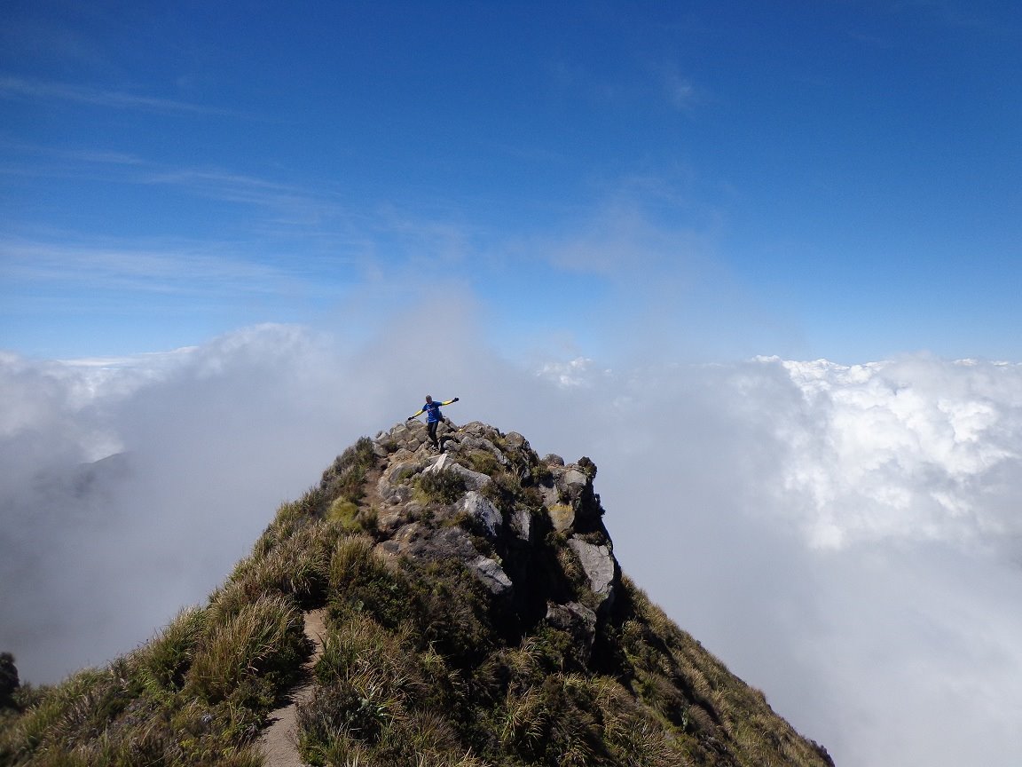 The summit of Mt Apo