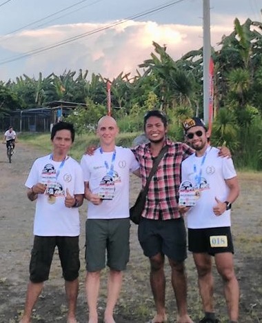 The men's top 3 of the Mt Apo Sky Race