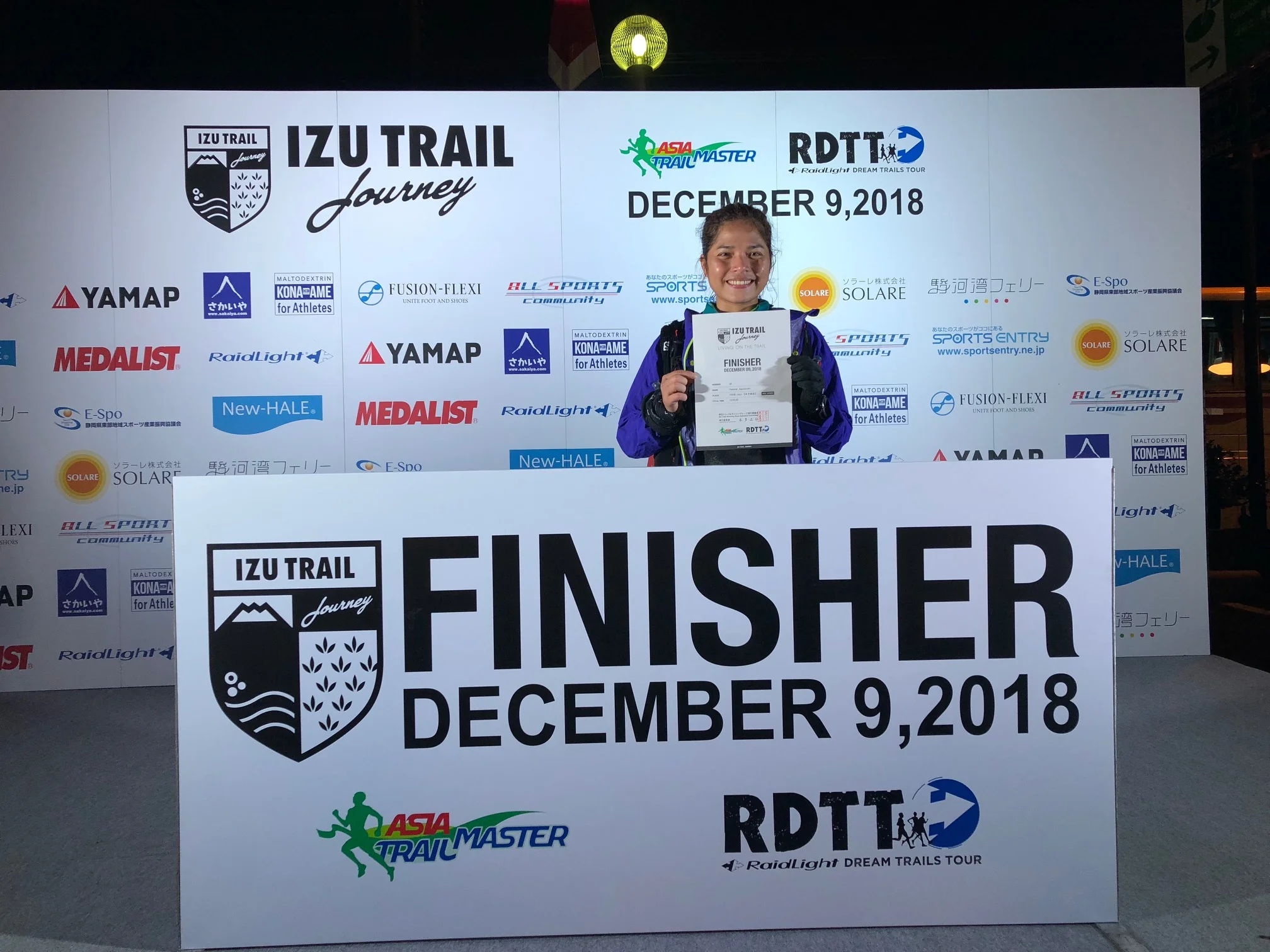 Filipino Aggy Sabanal finished the race as one of the youngest in the field at age 22