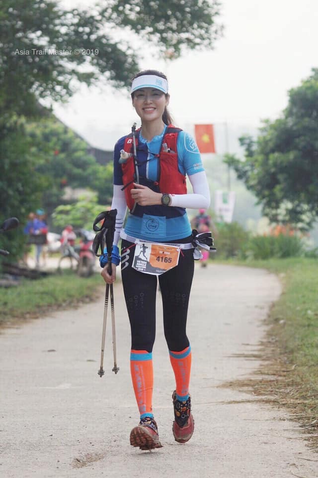 A Miss Vietnam in the VJM: Bellissima Thuy finished the 42 km race