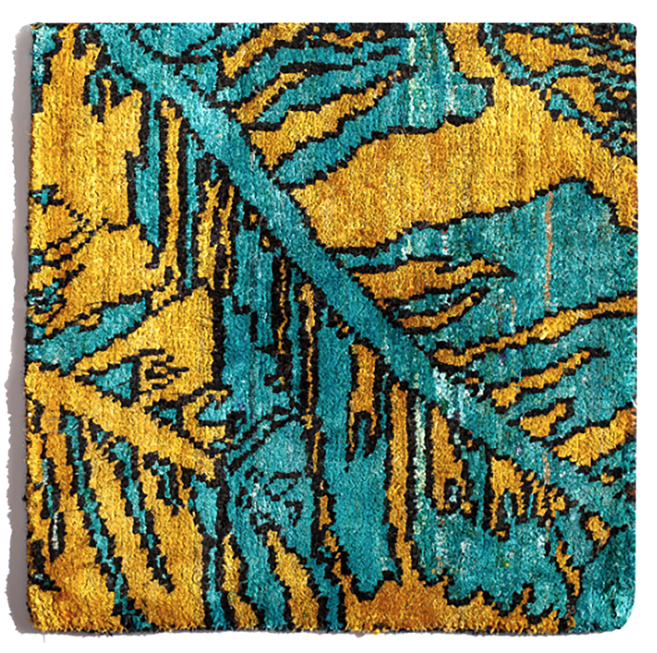 Hand-Knotted rug, silk and cotton blend, PhB design