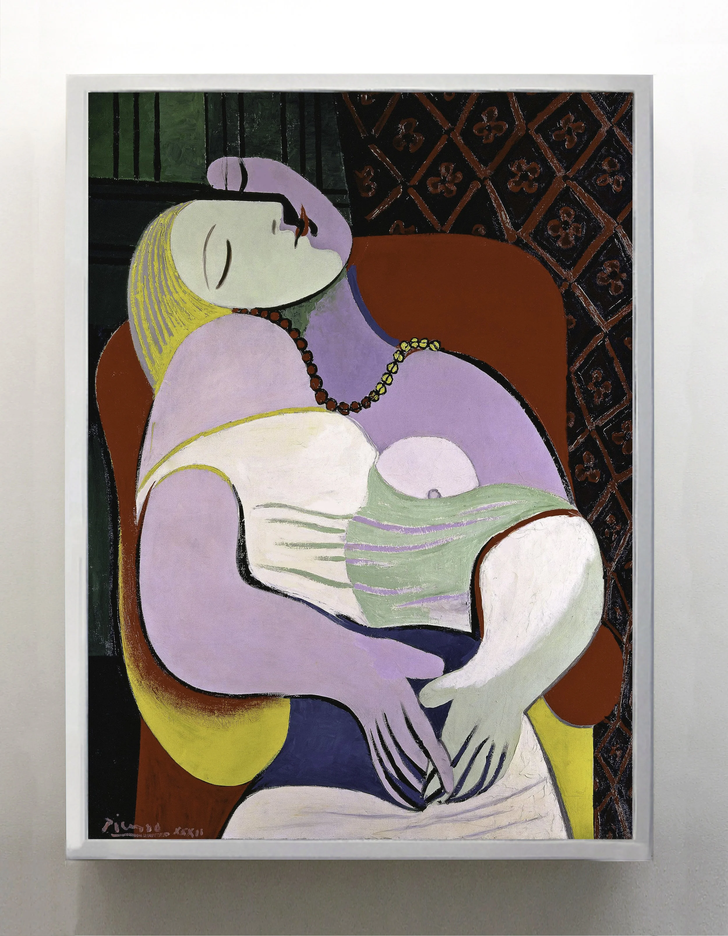 Palbo Picasso ‘Le reve’ 24 january 1932, oil on canvas, Steve Cohen private collection