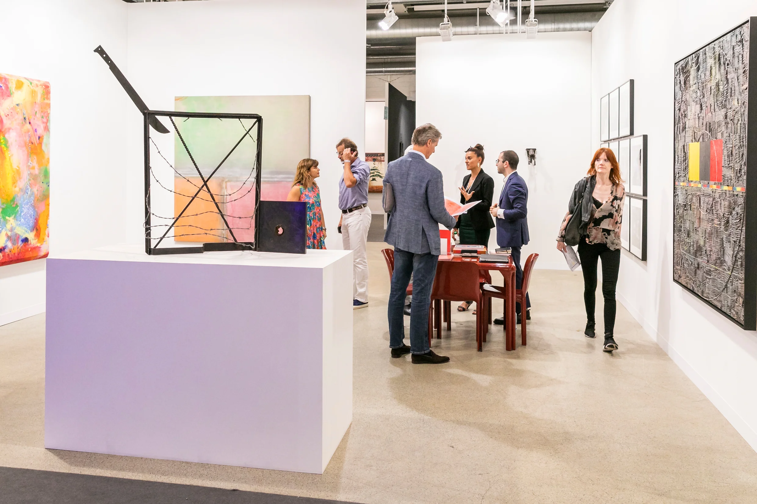 Alexander Gray Associates gallery space at Art Basel 2018 ⓒ Art Basel