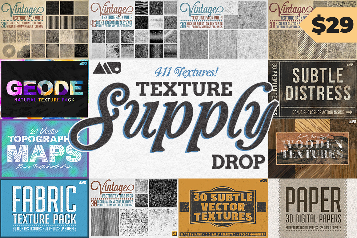 Texture Supply Drop - 411 Textures