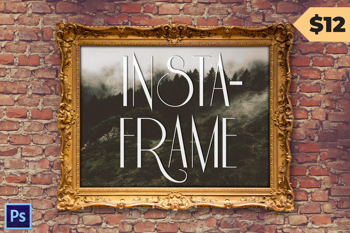 Insta-Frame - Photoshop Frame Mockup Kit