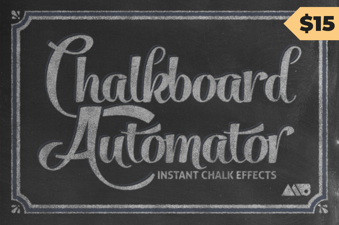 Chalkboard Automator - Chalk Effects for Adobe Photoshop