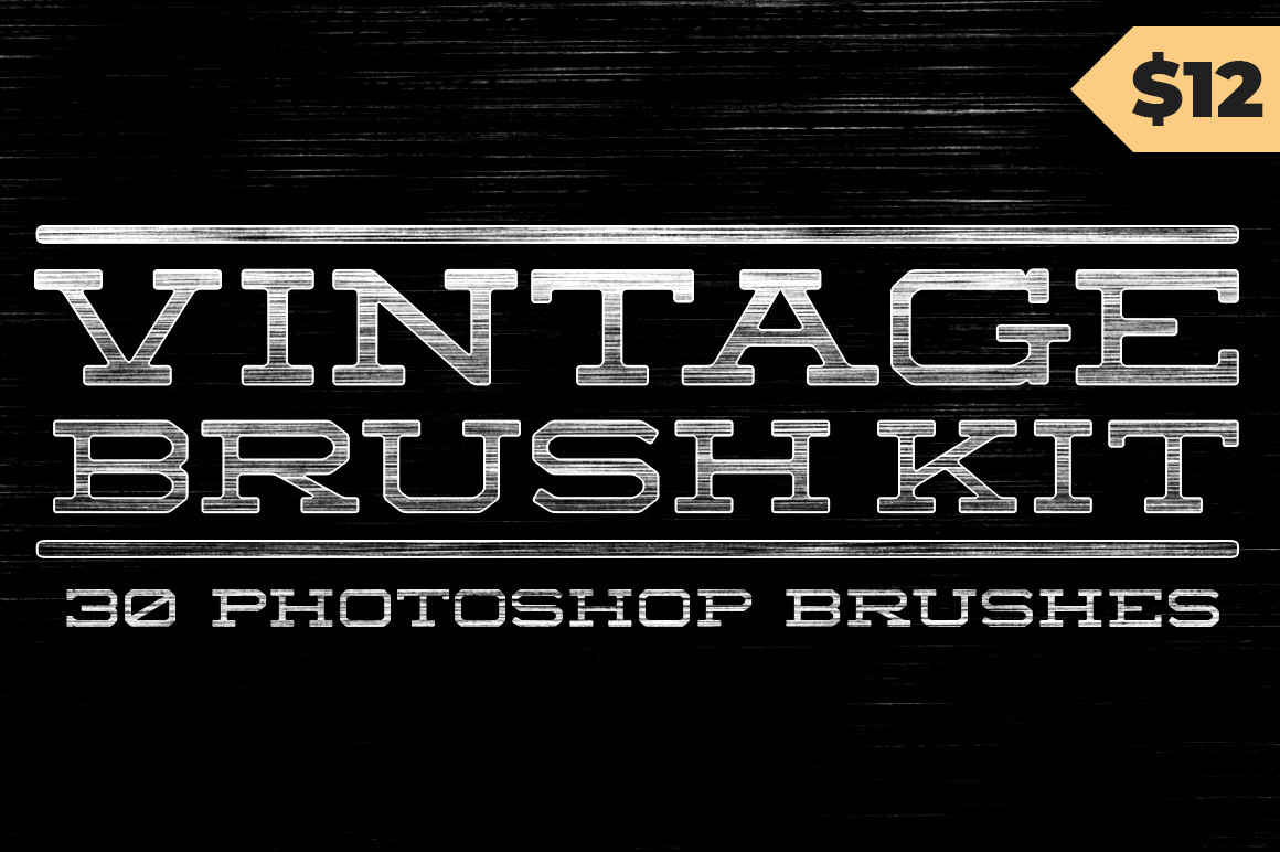 Vintage Brush Kit for Photoshop