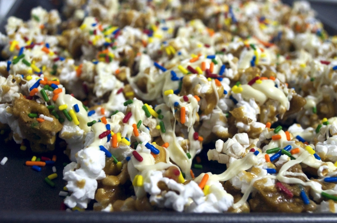 funfetti caramel corn!
