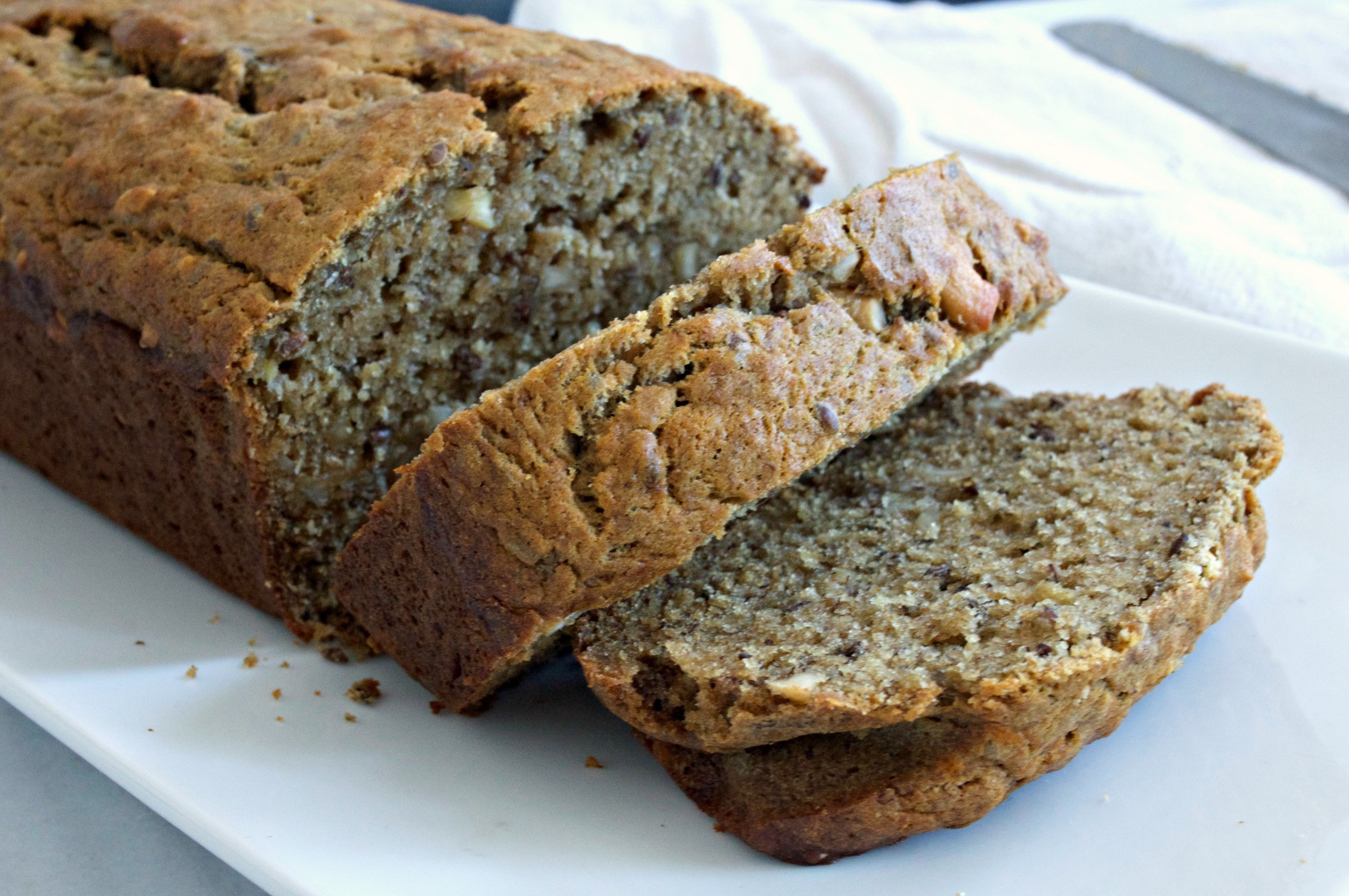 star anise-scented banana bread with cashews