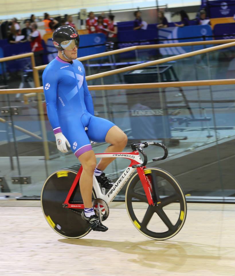 On the boards at Glasgow Commonwealth Games