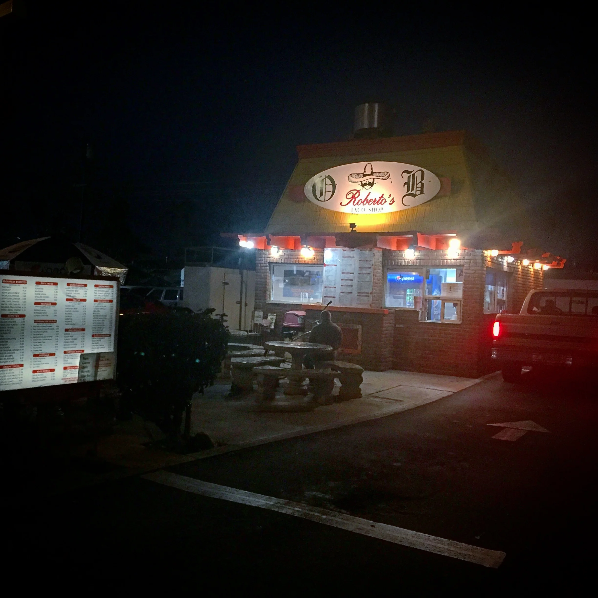  The quintessential late night drive-thru fast food in San Diego is Roberto's or one of his 