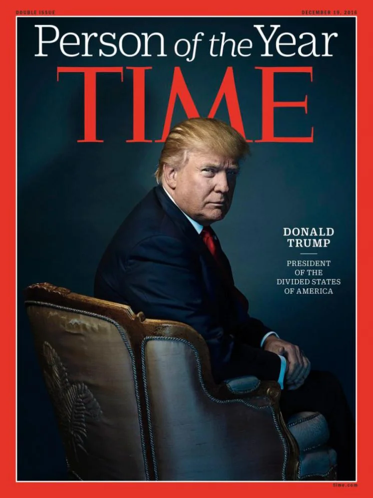 Nadav Kander is one of the greatest working photographers today. He is a master of the craft. His portraits are a constant inspiration for me. And his portrait of president elect Donald Trump for Time Magazine's Person of the Year is a tour de force. It's subtle but impactful. It's subversive message is well chronicled . I found his own words describing the controversy and image insightful and humble.