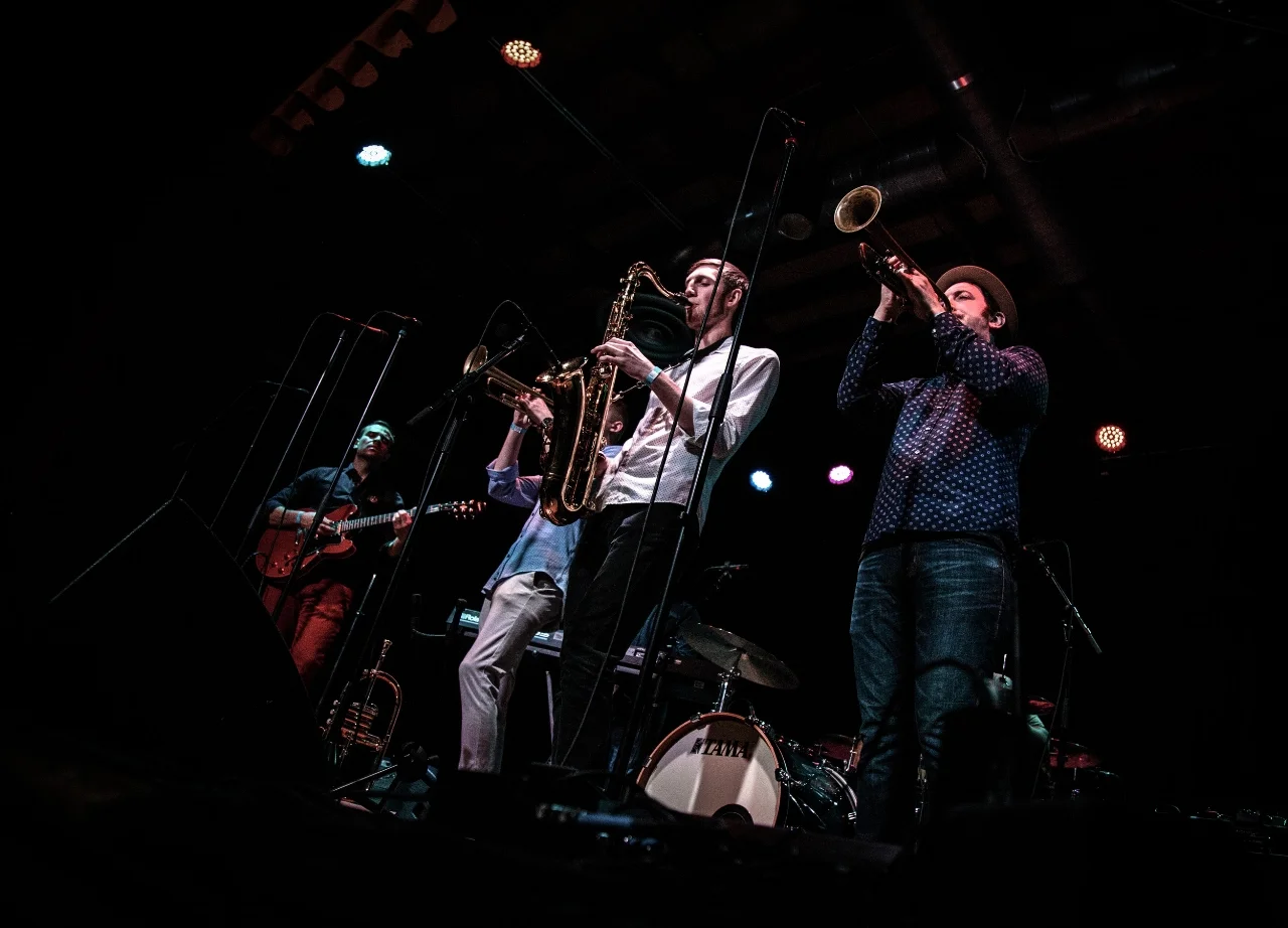 Benjaman James at Bell's Eccentric Cafe in Kalamazoo, Michigan