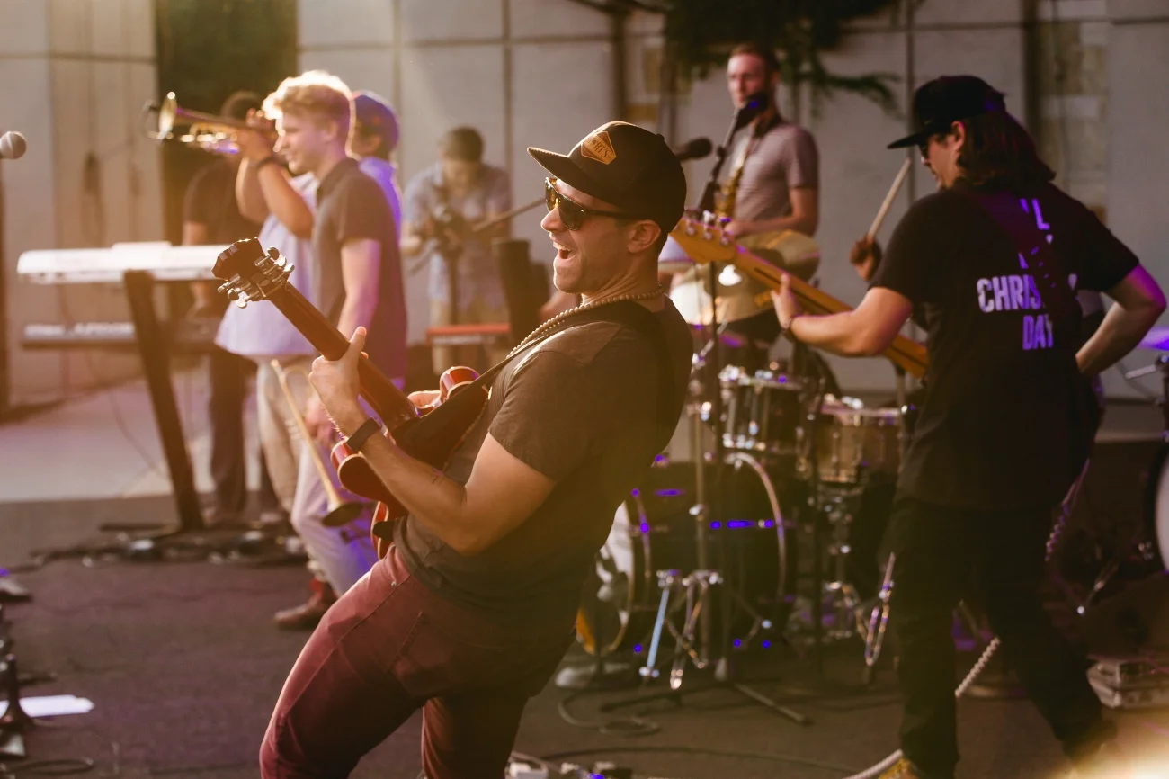 Benjaman James at Frederik Meijer Gardens Amphitheater in Grand Rapids, Michigan