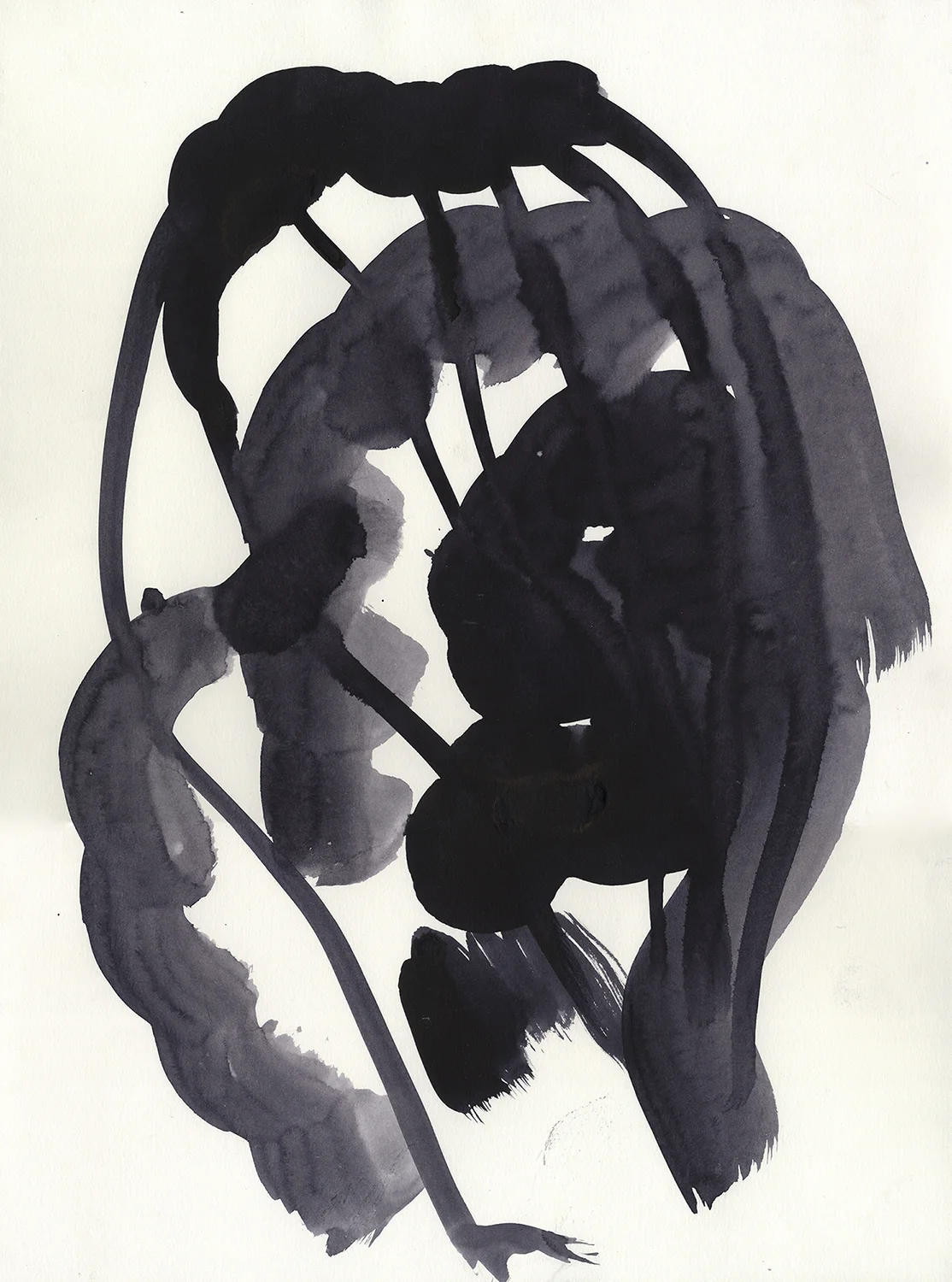 Ink on paper, 29.7 x 42.0cm, 2014