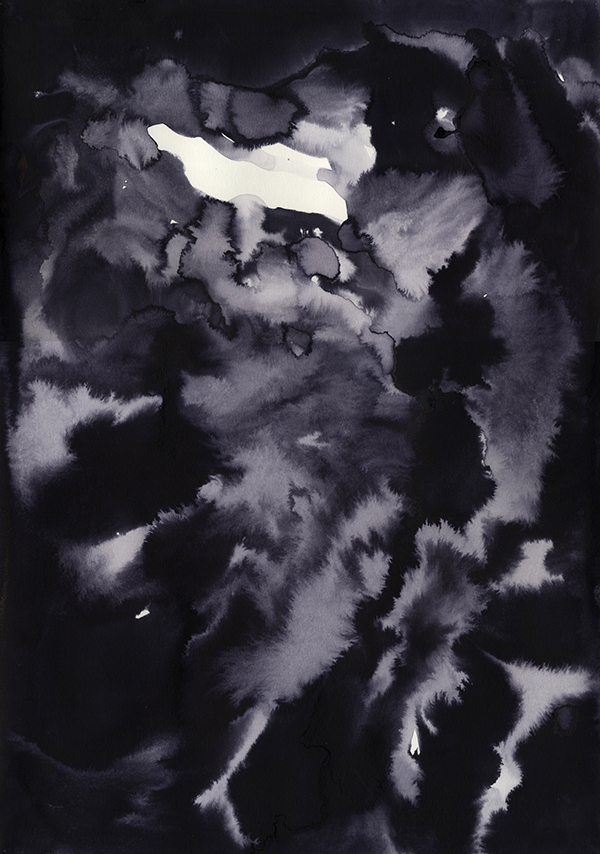 Ink on paper, 29.7 x 42.0cm, 2014