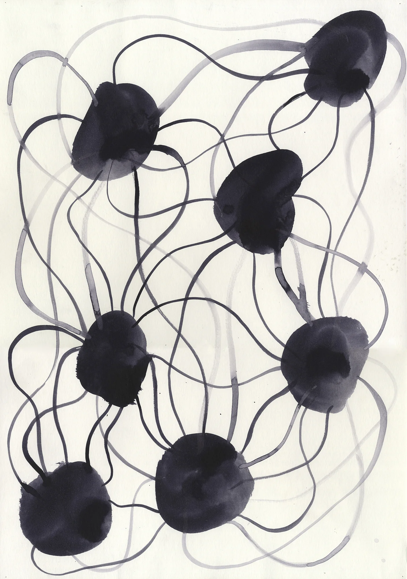 Ink on paper, 29.7 x 42.0cm, 2014