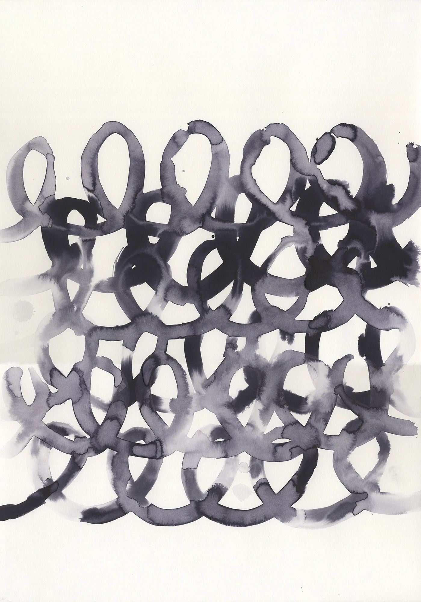 Ink on paper, 29.7 x 42.0cm, 2014