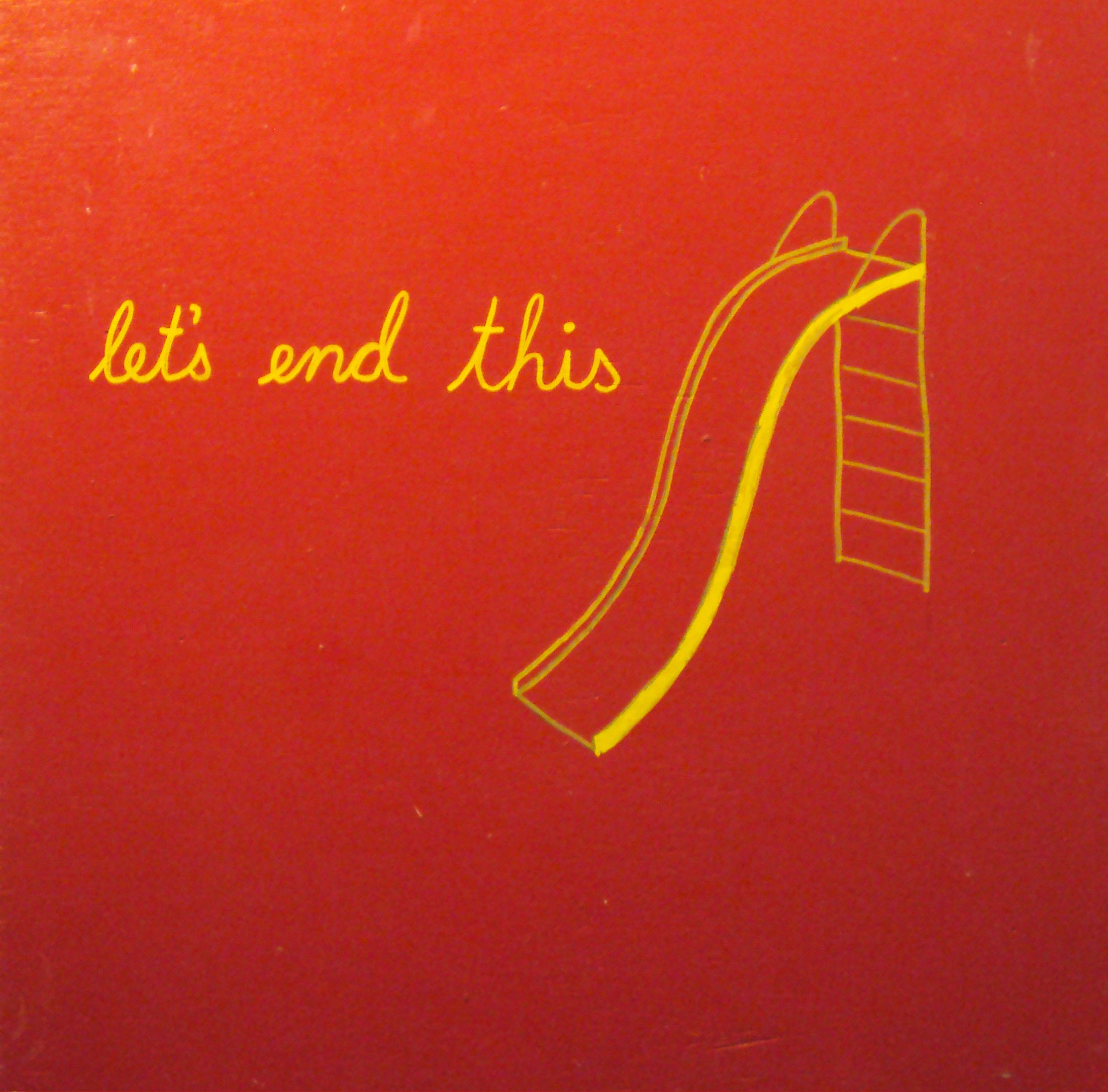   let's end this  acrylic on wood panel 24” x 24” 2002 