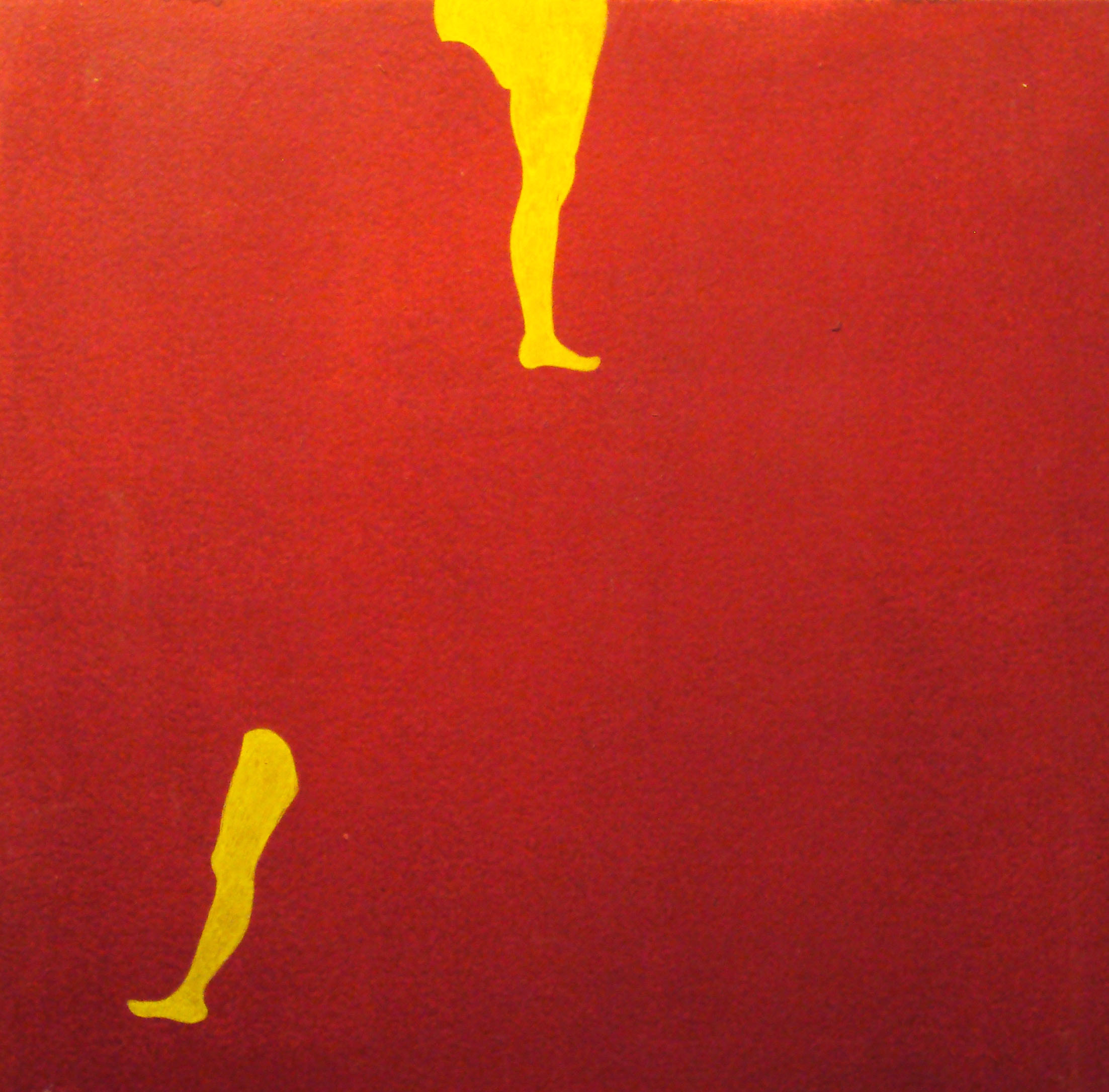   leg  acrylic on wood panel 24” x 24” 2002 