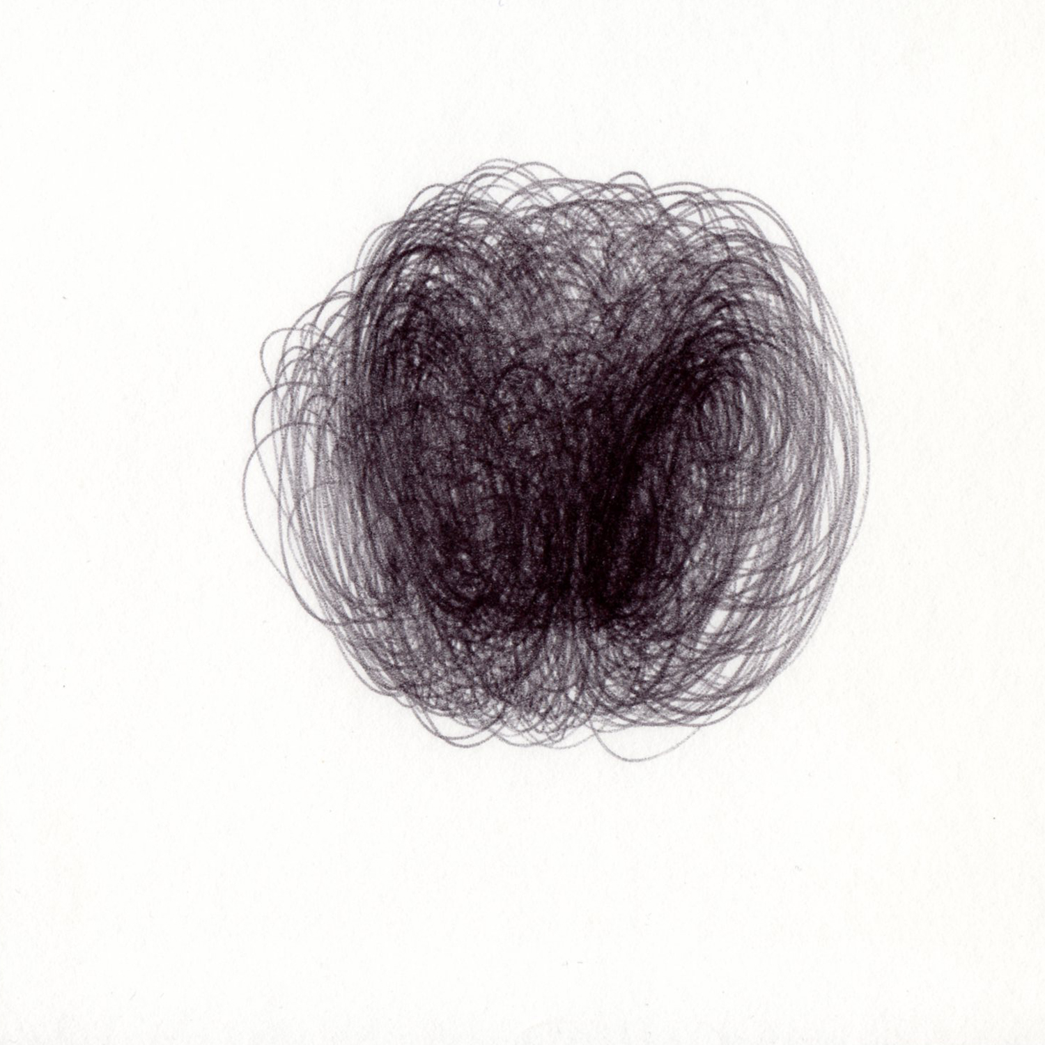   blob 4  pen on paper 5” x 5” 2014 