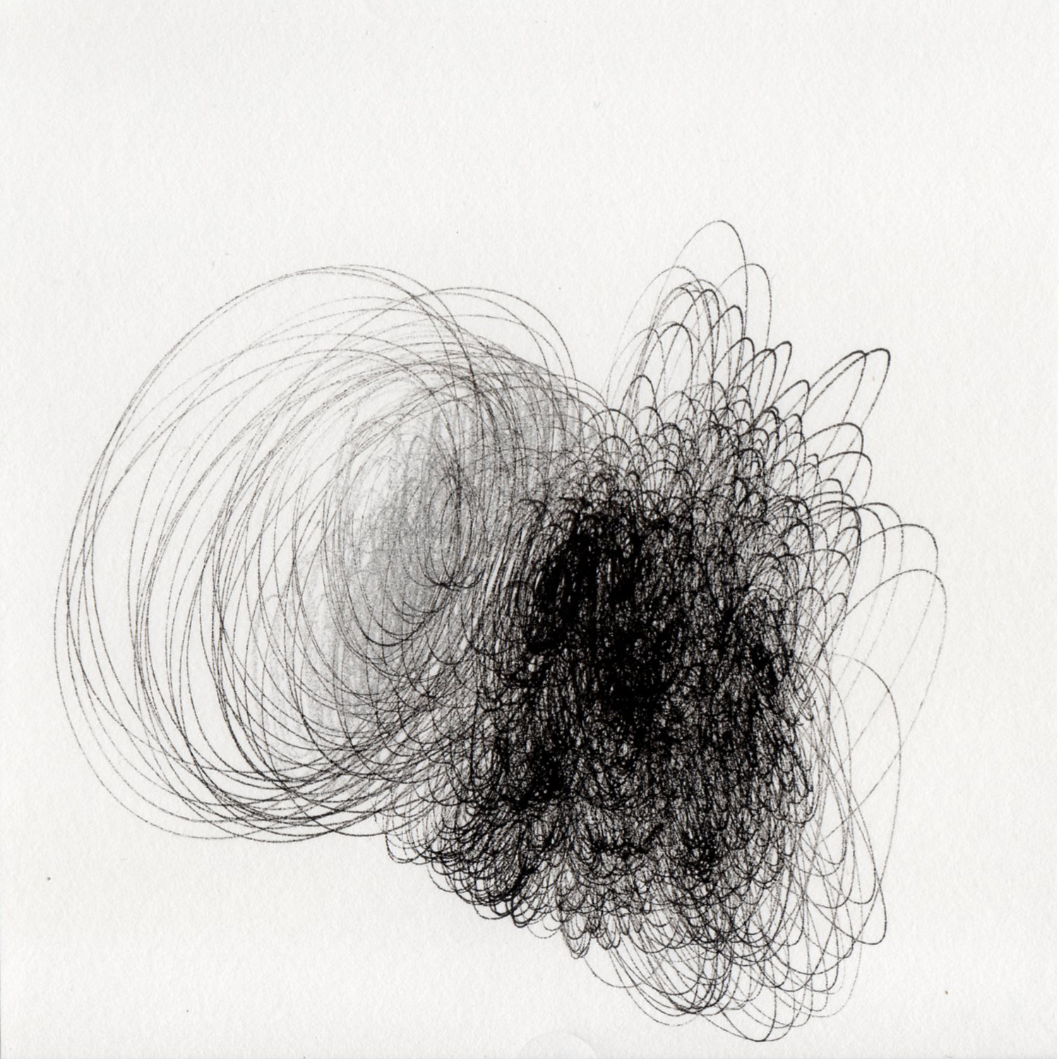   blob 2  pen on paper 5” x 5” 2014 