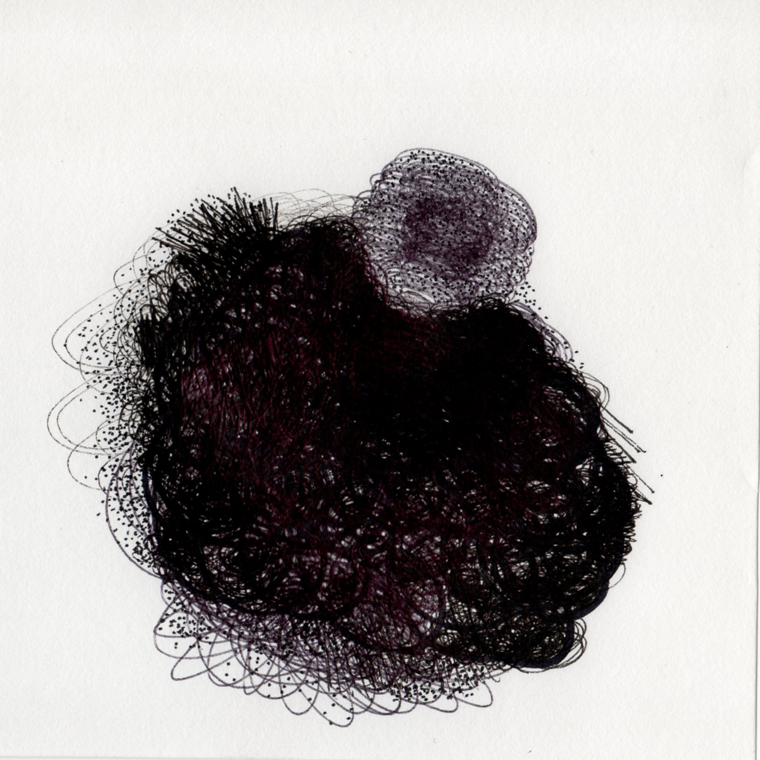   blob 8  pen on paper 5” x 5” 2014 