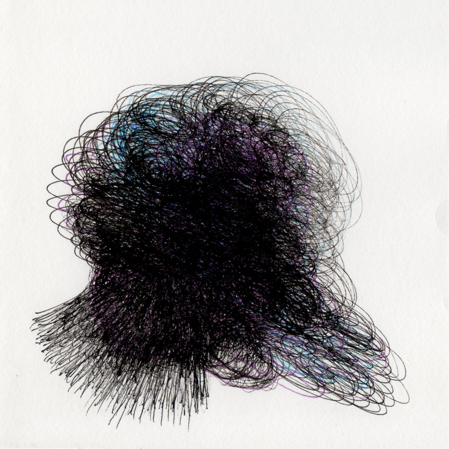   blob 13  pen on paper 5” x 5” 2014 