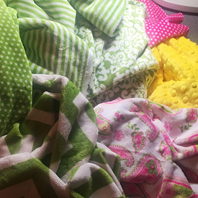 Cuddle/Minky Fabric generously donated to the Fairfield Woods Branch Library 