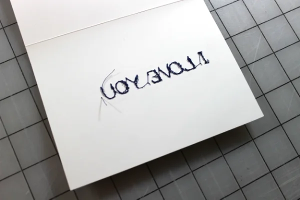 Reverse Side of Stitched Alphabet with Jump Stitches