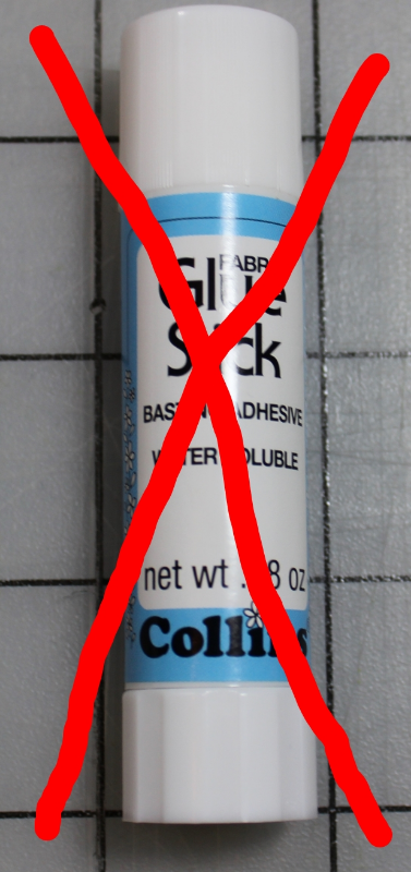 Do not use Fabric Glue