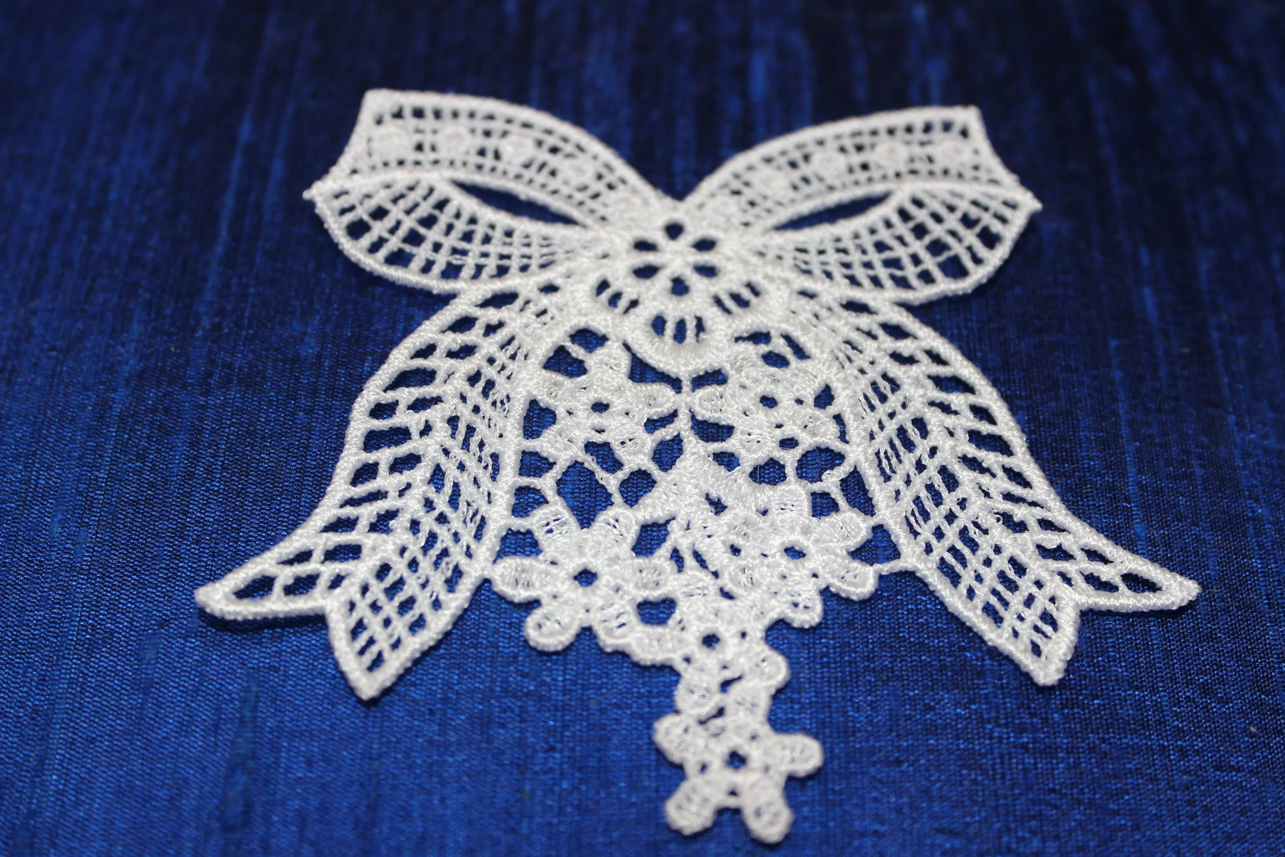 "Just Lace" machine embroidery design by Sue Box Creations