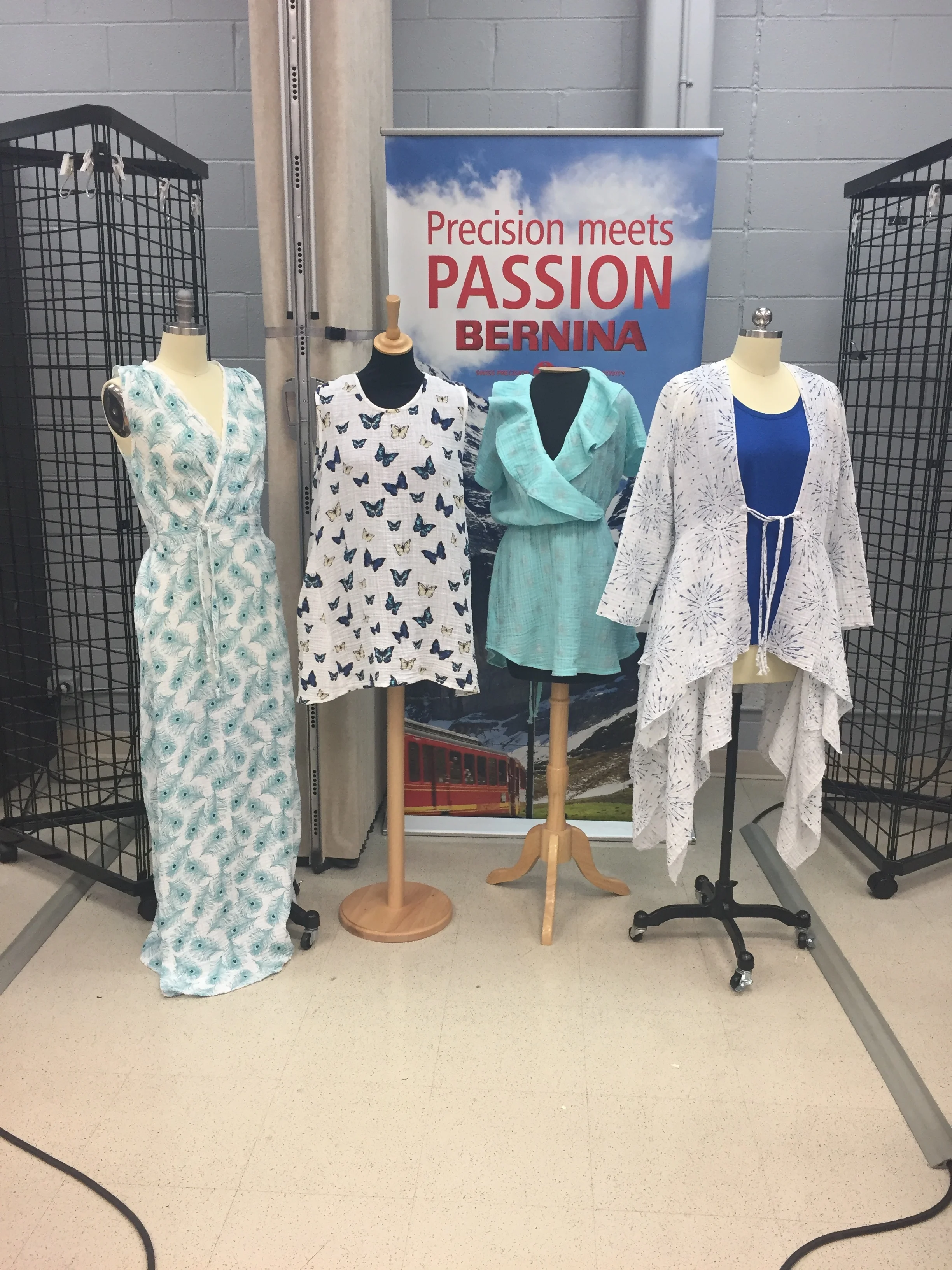 Some of the garments that can be created with Embrace