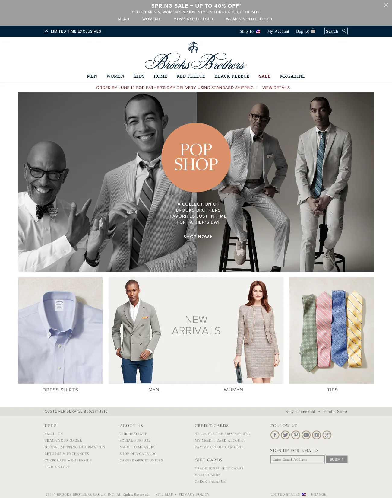  Brooks Brothers 2015, Father's Day