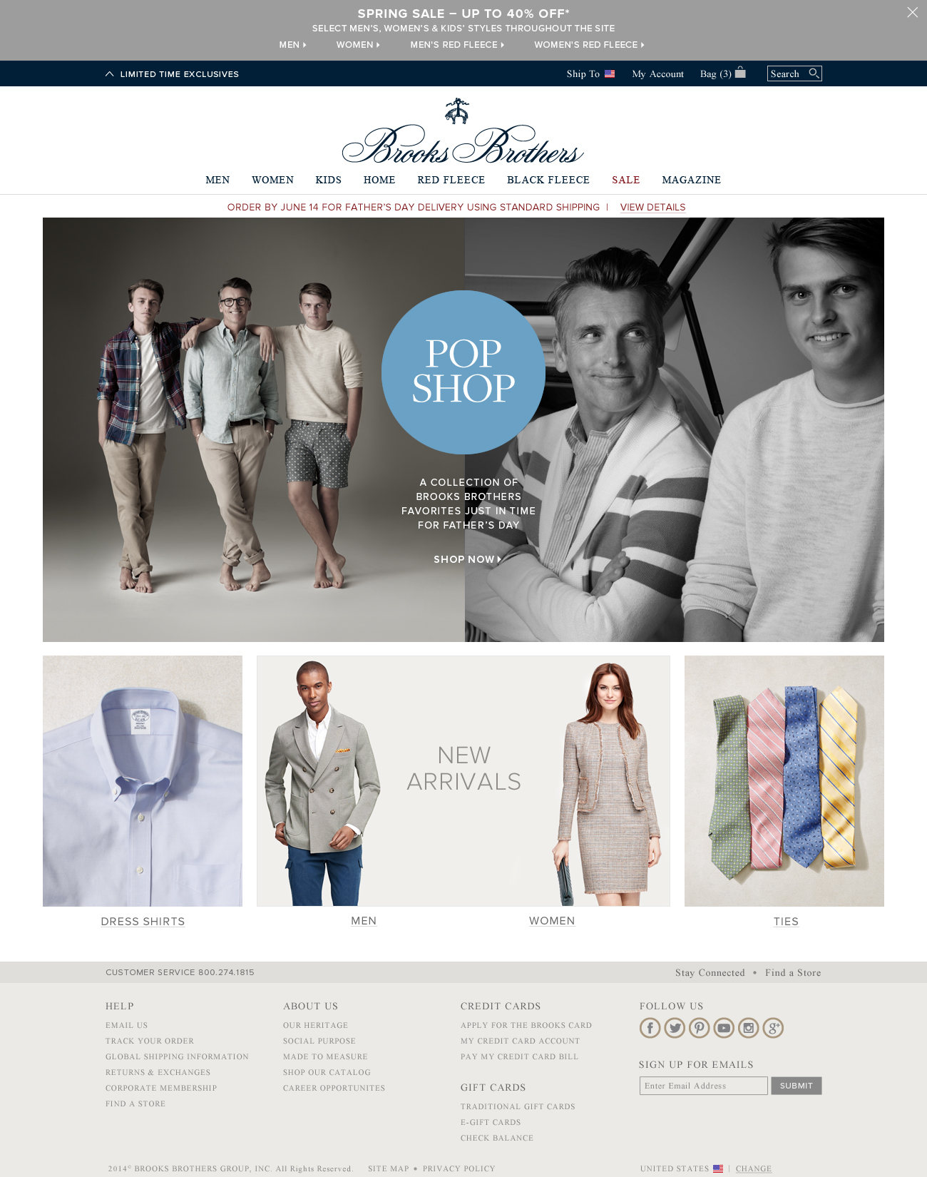 Brooks Brothers 2015, Father's Day