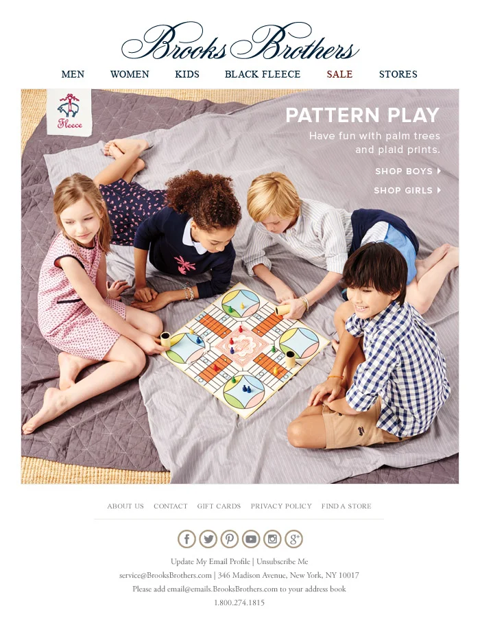 Brooks Kids 2015, Pattern Play