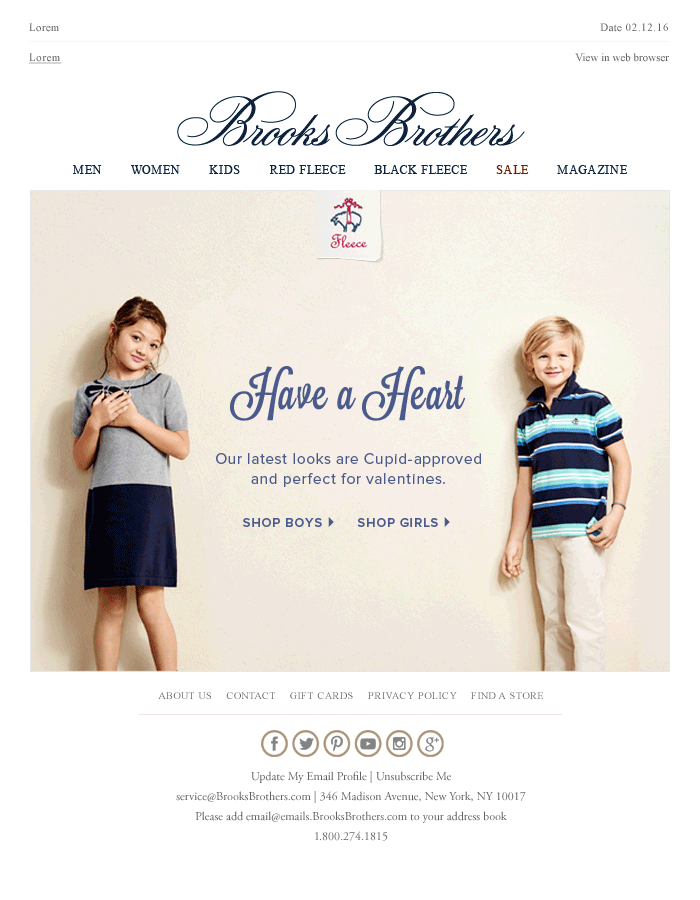 Brooks Kids 2016, Have a Heart