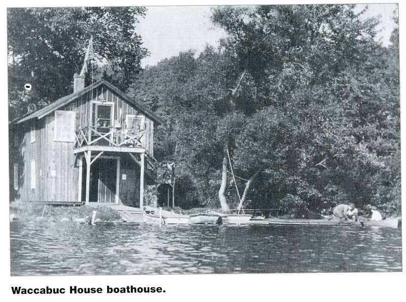 The Waccabuc House boathouse no longer exists; part of the foundation can still be found on the western end of the lake.jpg