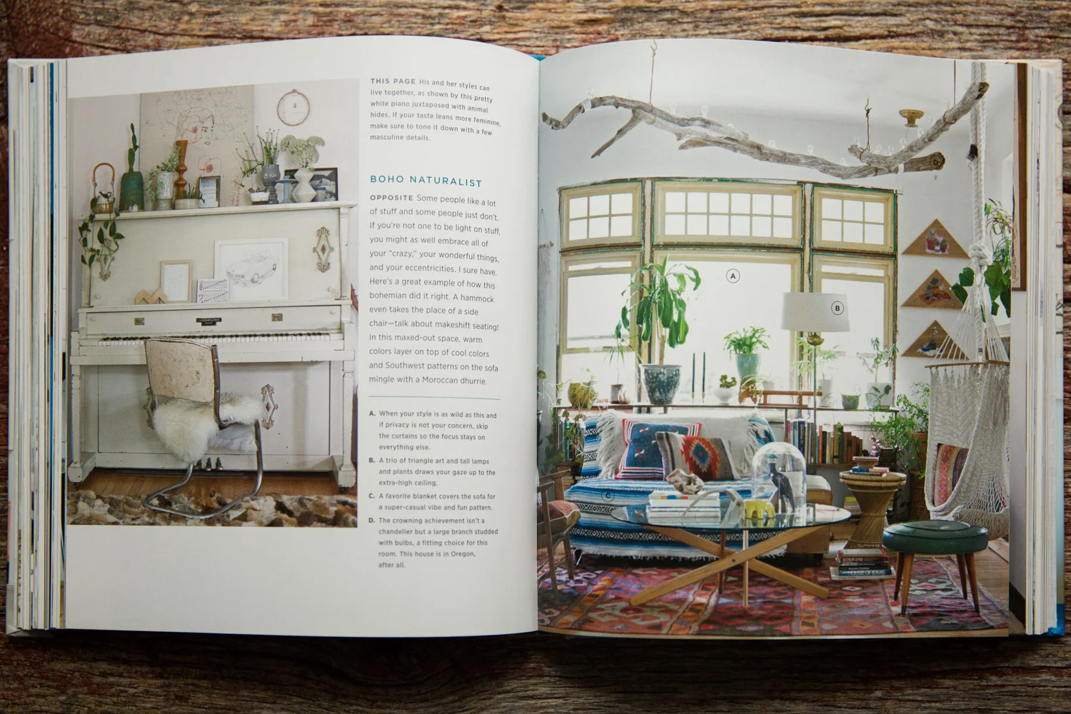 Inspiring photography, and tons of good ideas.