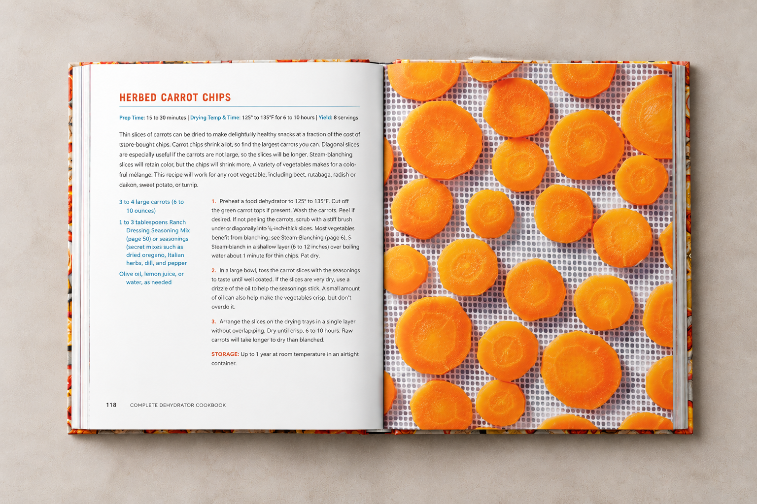 Herbed Carrot Chips Cookbook Spread.png