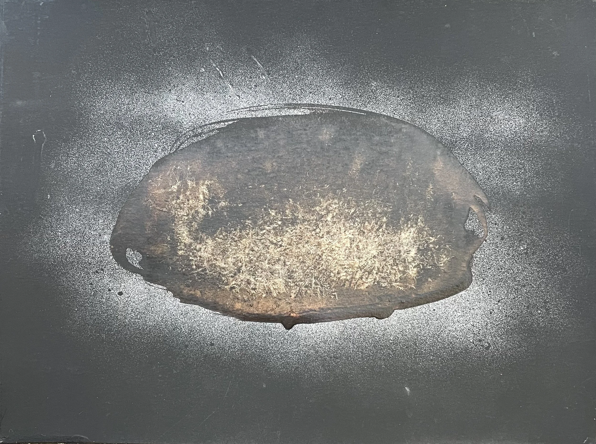  Banished     2021 acrylic + gouache on paper 8×10in &nbsp;20×24cm 